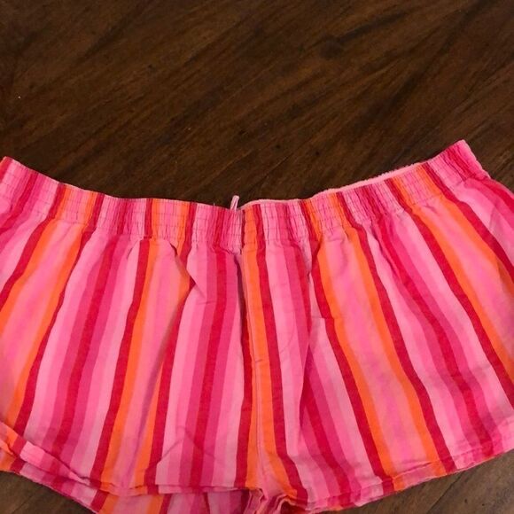 COPY - Victoria’s Secret pink striped pajama shor… - Picture 1 of 2